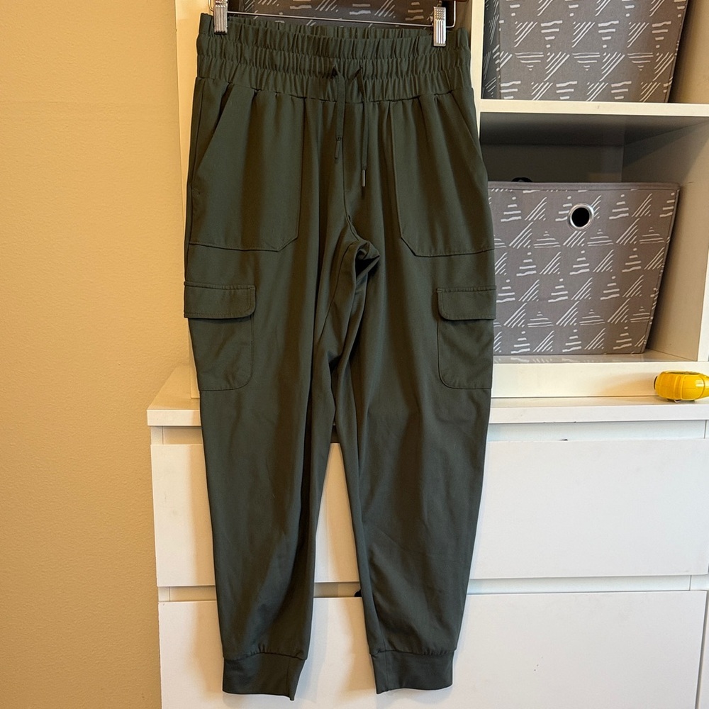 Mondetta Olive Green Cargo Joggers